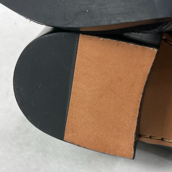 Coach Ankle Boots Womens Size 8B 8 B Black Suffolk Patchwork Leather Booties - Picture 9 of 12